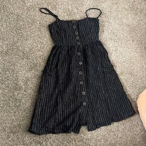 Black midi dress size XS